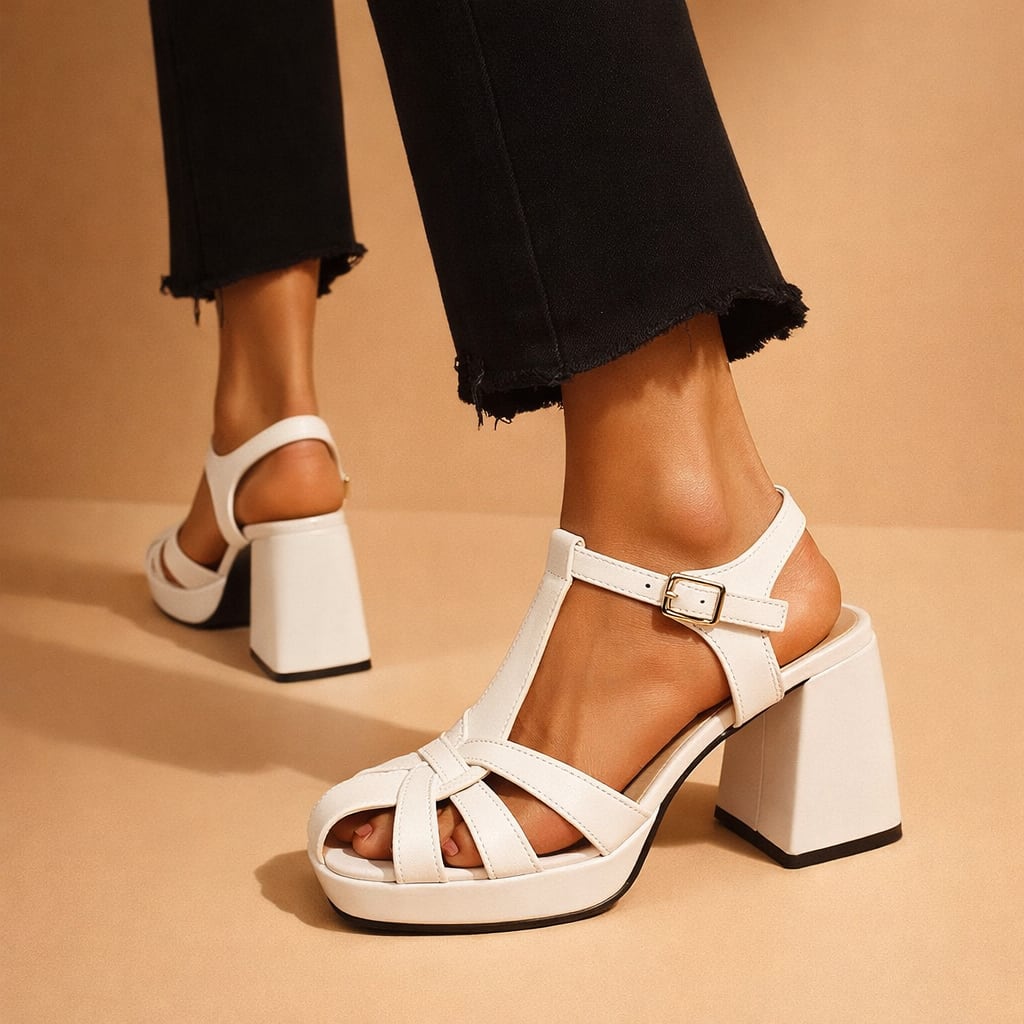 Mariana Woven Leather Block Heel Sandals_3