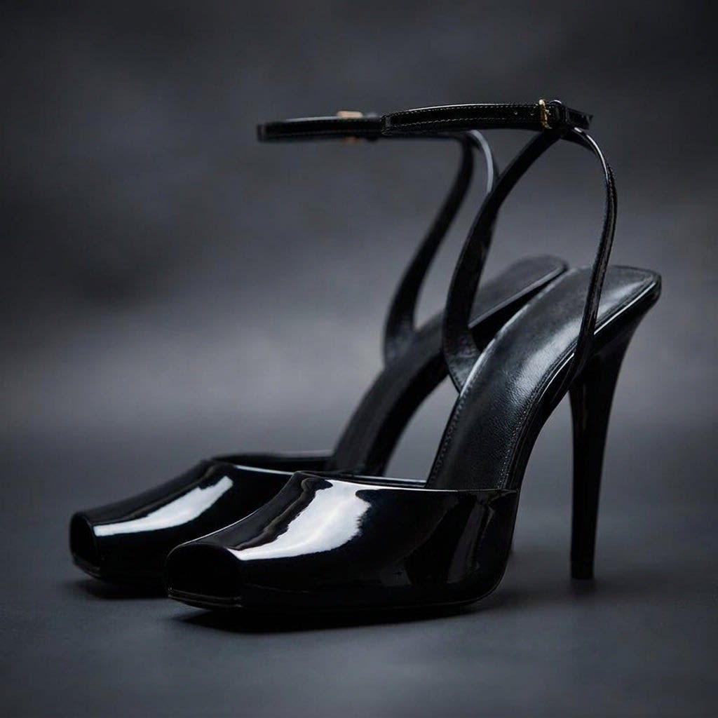 Philomena Peep Toe Slingback Heels_10