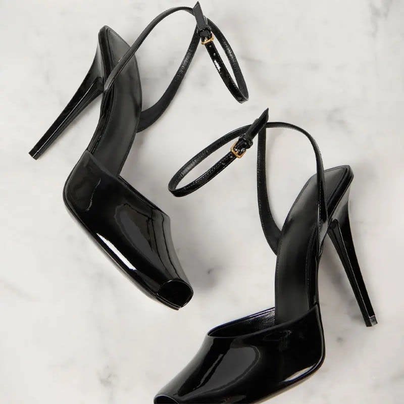Philomena Peep Toe Slingback Heels_2