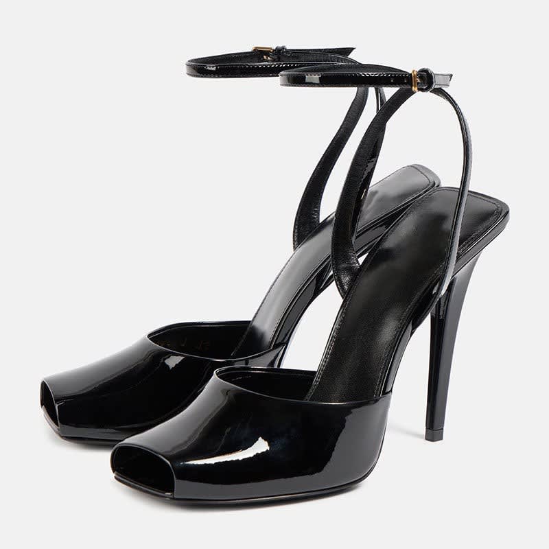 Philomena Peep Toe Slingback Heels_3