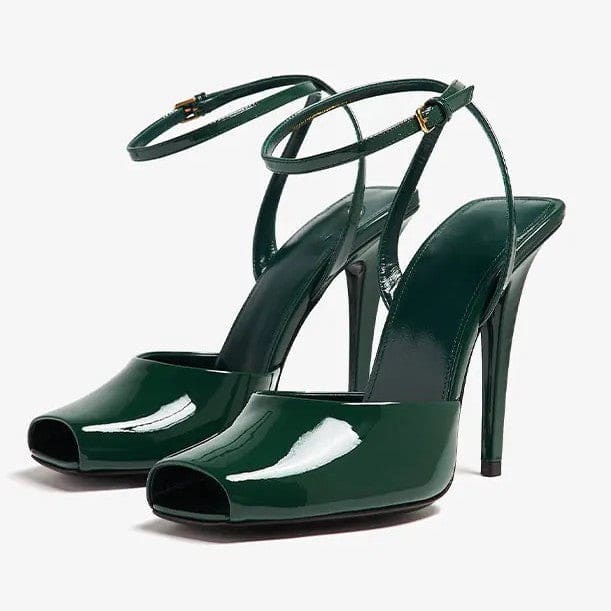 Philomena Peep Toe Slingback Heels_4