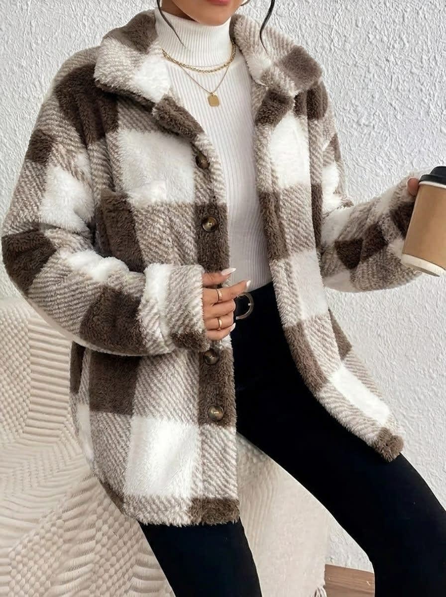 Mirella Plaid Sherpa Shacket_16