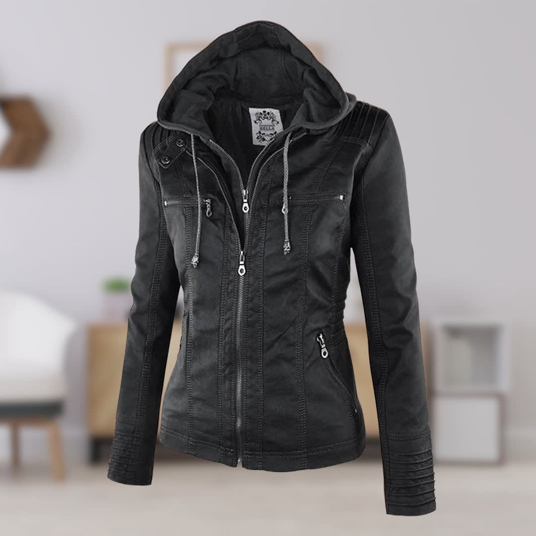 Madison Faux Leather Hooded Jacket_2