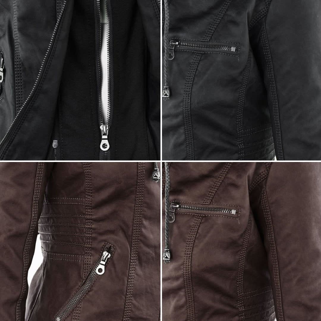 Madison Faux Leather Hooded Jacket_23