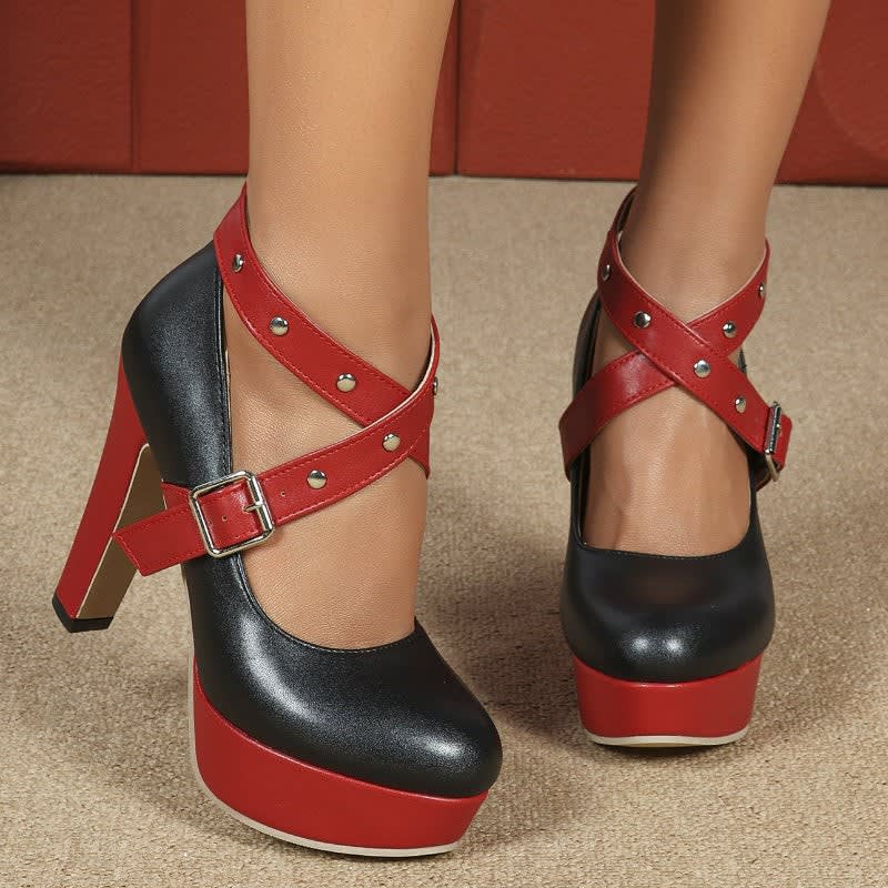 Norina Cross Strap Platform Mary Jane Heels_7