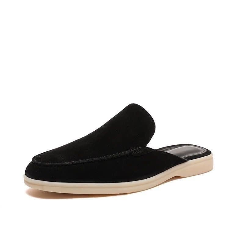 Alejandro Backless Suede Look Loafers_2