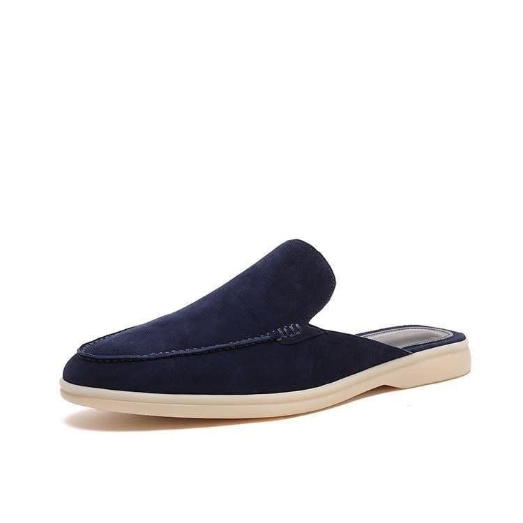 Alejandro Backless Suede Look Loafers_4