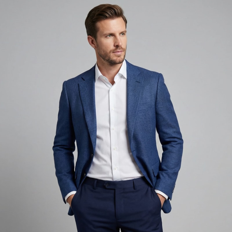 Evander Textured Linen Blazer_1
