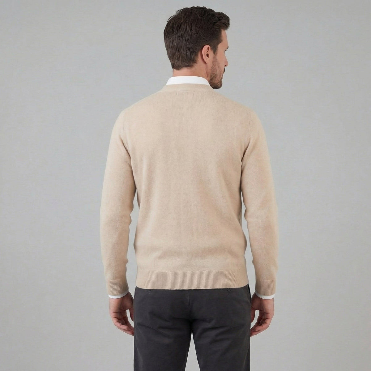 Logan Button Front V-Neck Cardigan_12