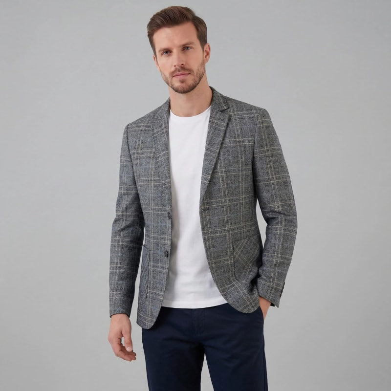 Bodhi Slim Fit Plaid Blazer_1