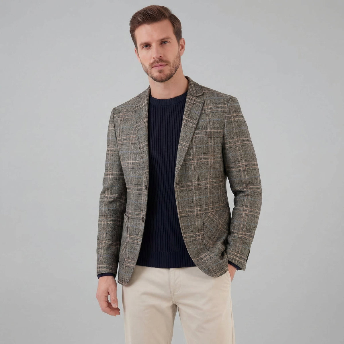Bodhi Slim Fit Plaid Blazer_9