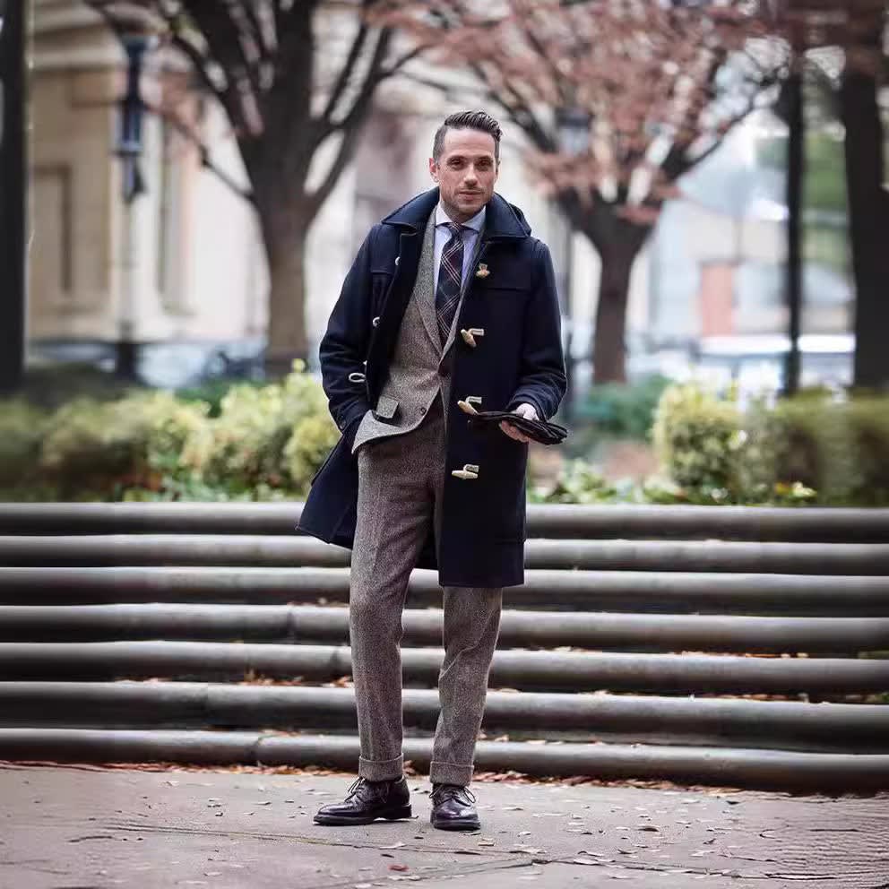 Clarence Wool Blend Toggle Duffle Coat_2