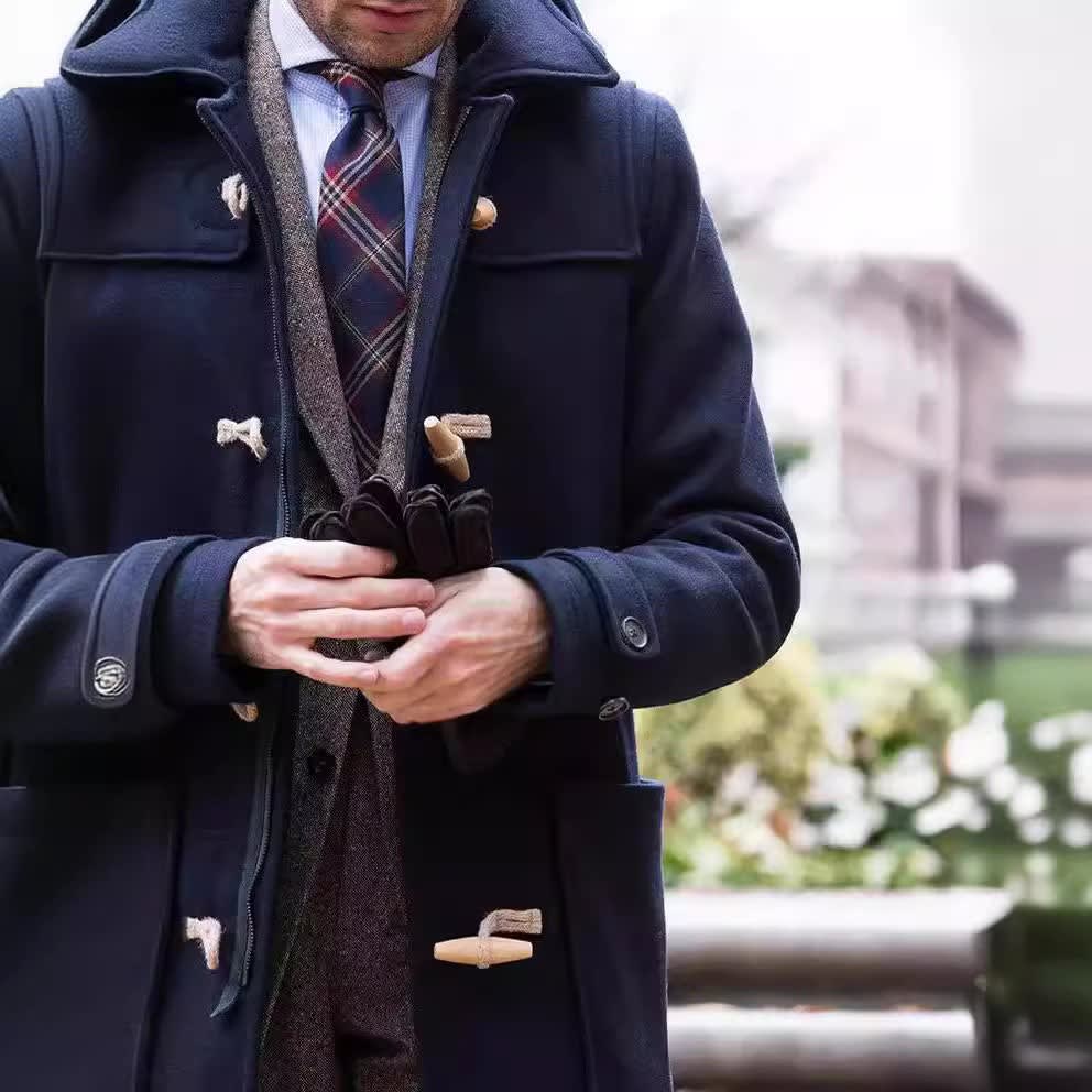 Clarence Wool Blend Toggle Duffle Coat_4
