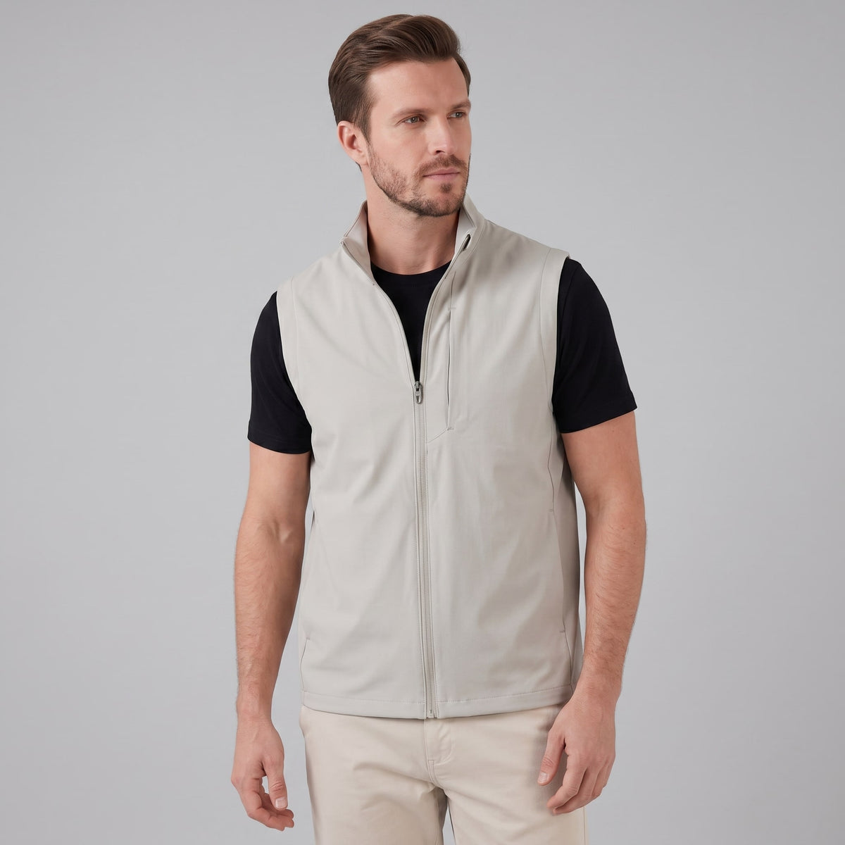 Jonah Textured Full Zip Vest_7