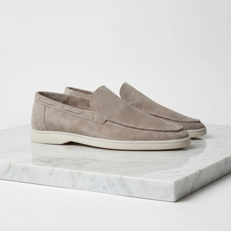 Douglas Suede Slip On Loafers_1