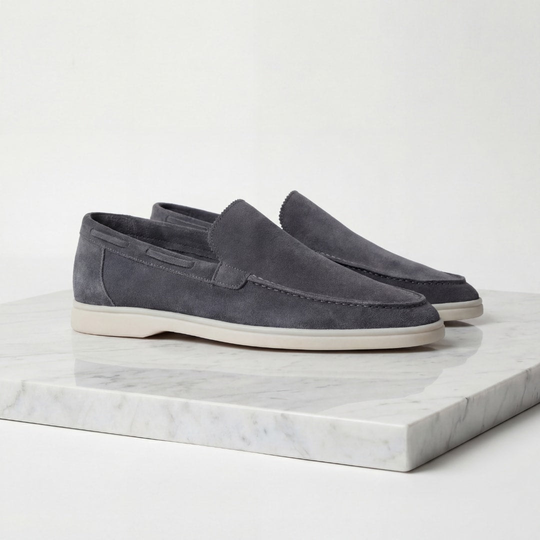 Douglas Suede Slip On Loafers_9