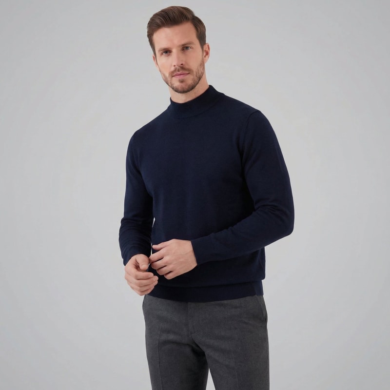 Wesley Wool Mock Neck Sweater_1