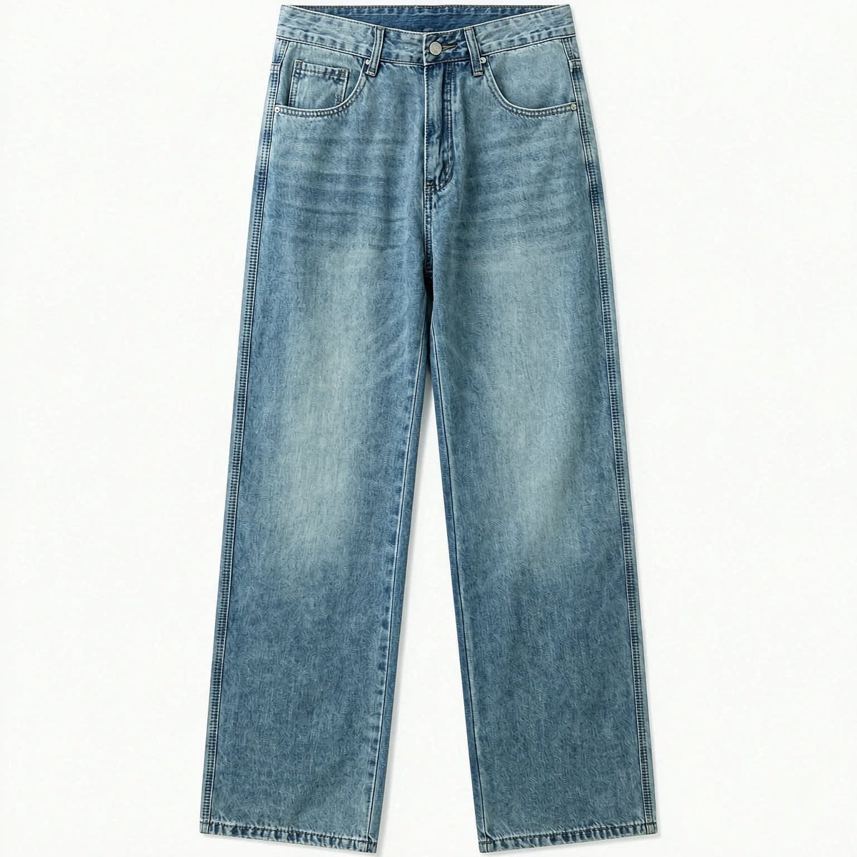 Elliot Light Wash Classic Bootcut Jeans_5