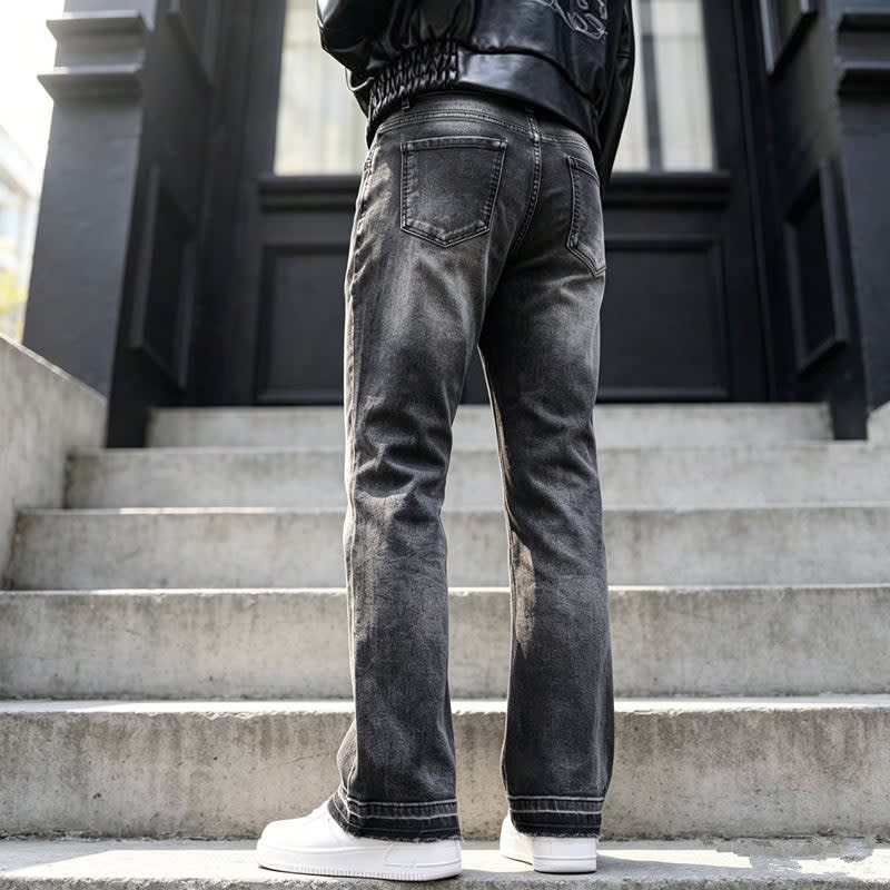 Rafael Loose Fit Retro Flared Jeans_4