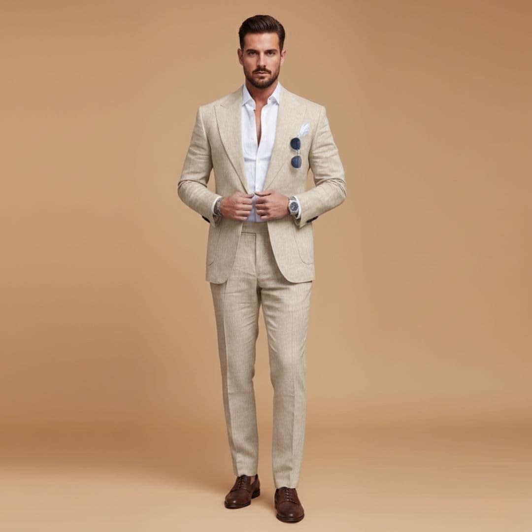 Ernest Notch Lapel Two Piece Suit_10