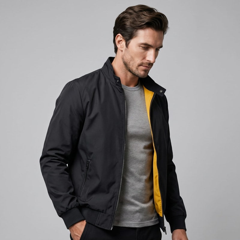 Florian Padded Slim Fit Bomber Jacket_1