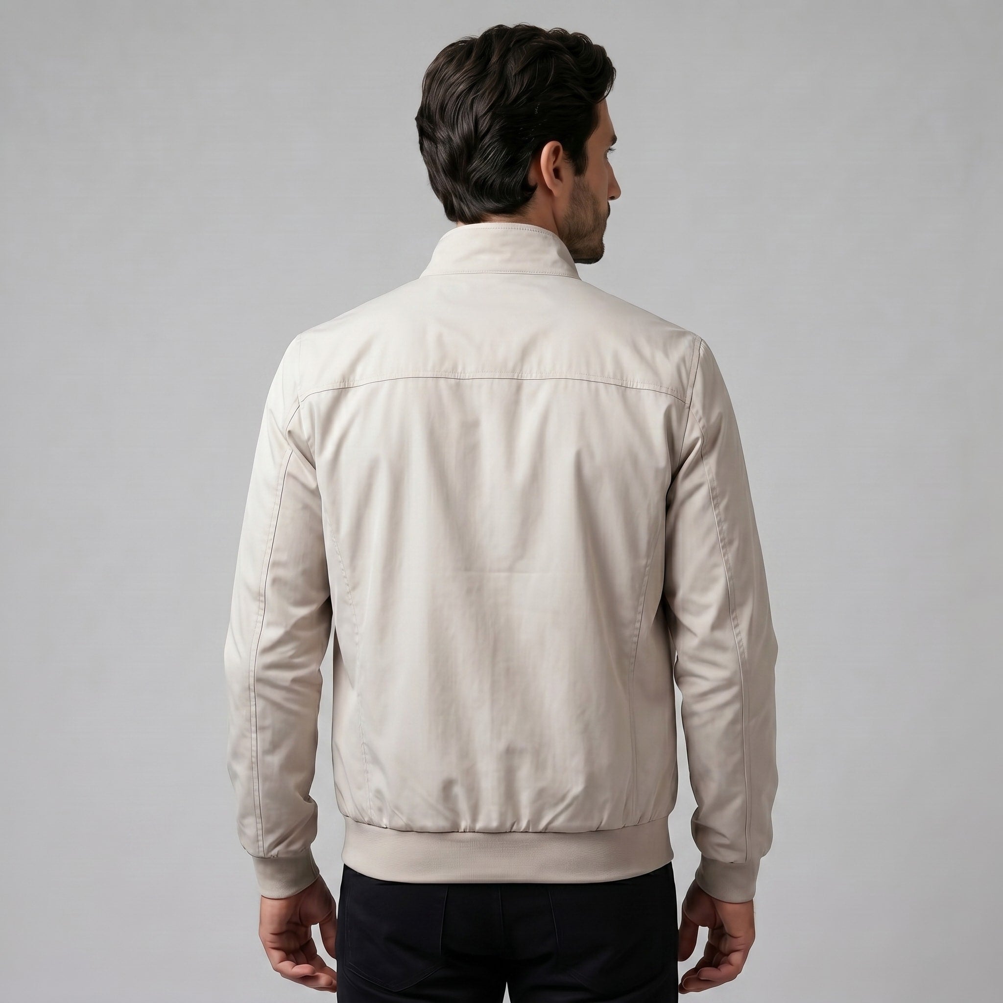 Florian Padded Slim Fit Bomber Jacket_14