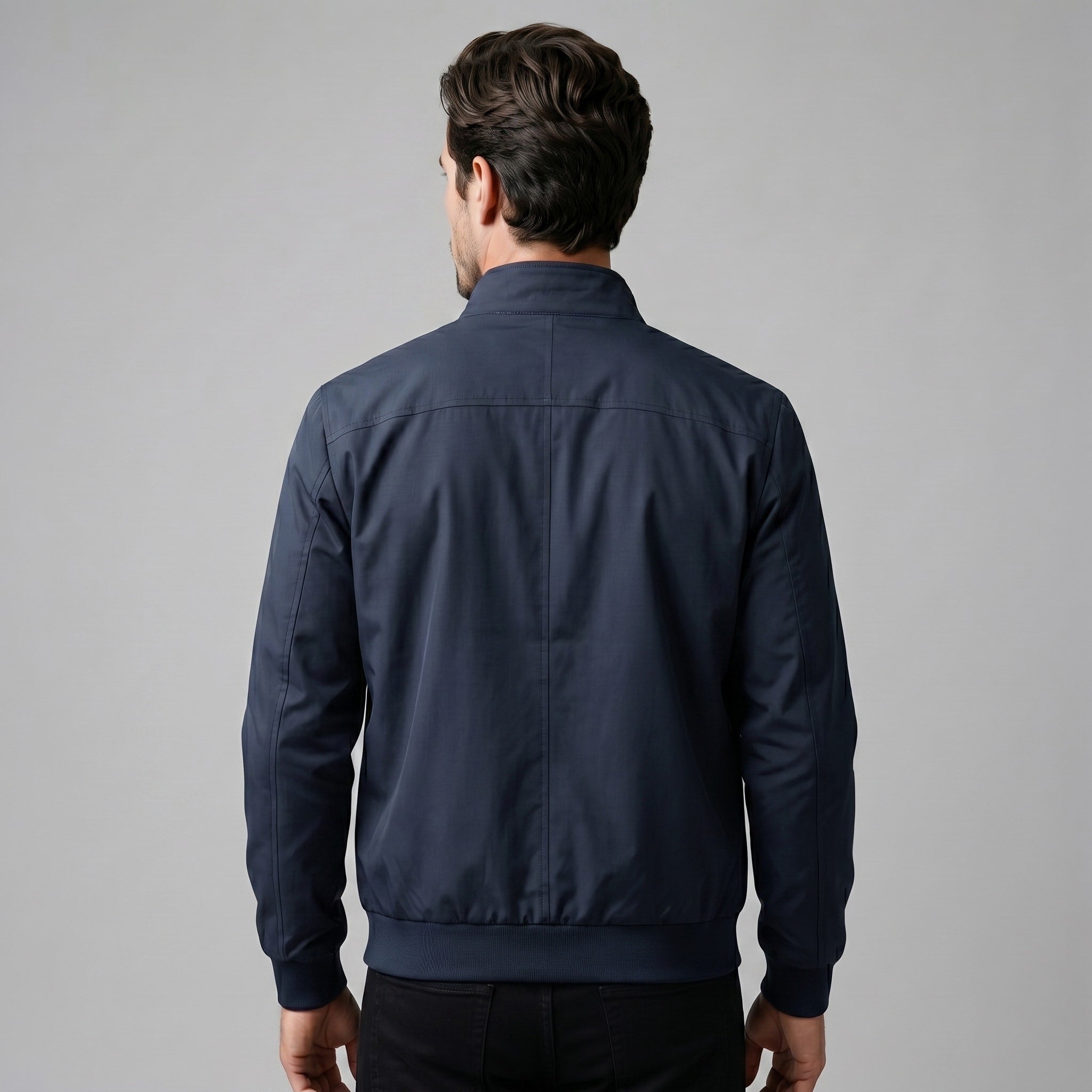 Florian Padded Slim Fit Bomber Jacket_19