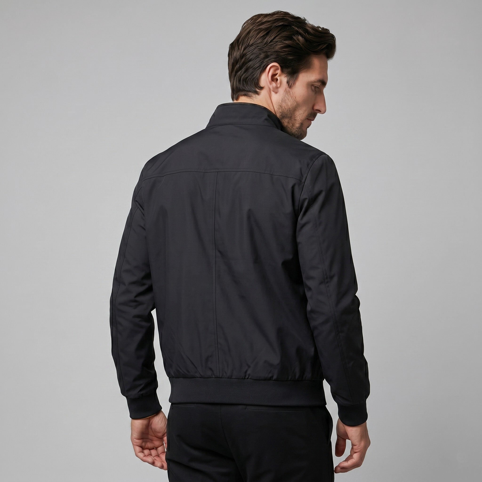 Florian Padded Slim Fit Bomber Jacket_4