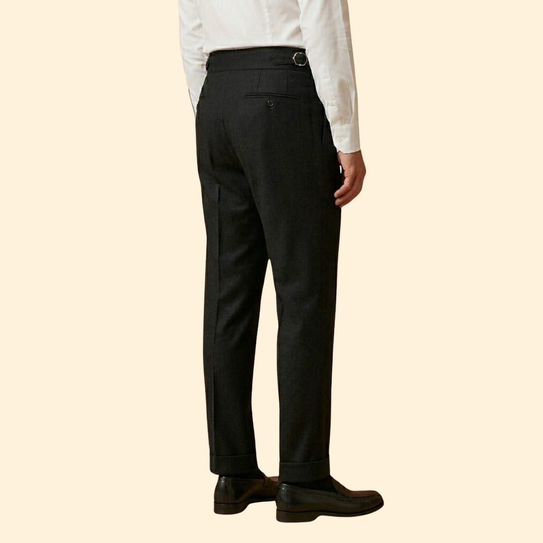 Wilbur High Waisted Pleated Trousers_3