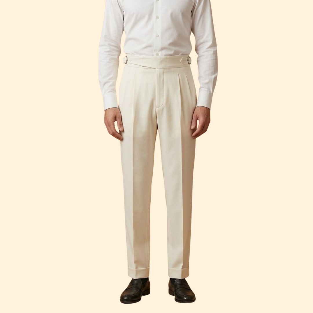 Wilbur High Waisted Pleated Trousers_6