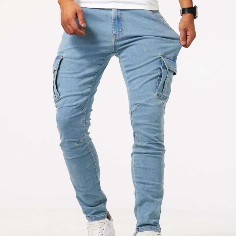Rogelio Slim Fit Cargo Jeans_1