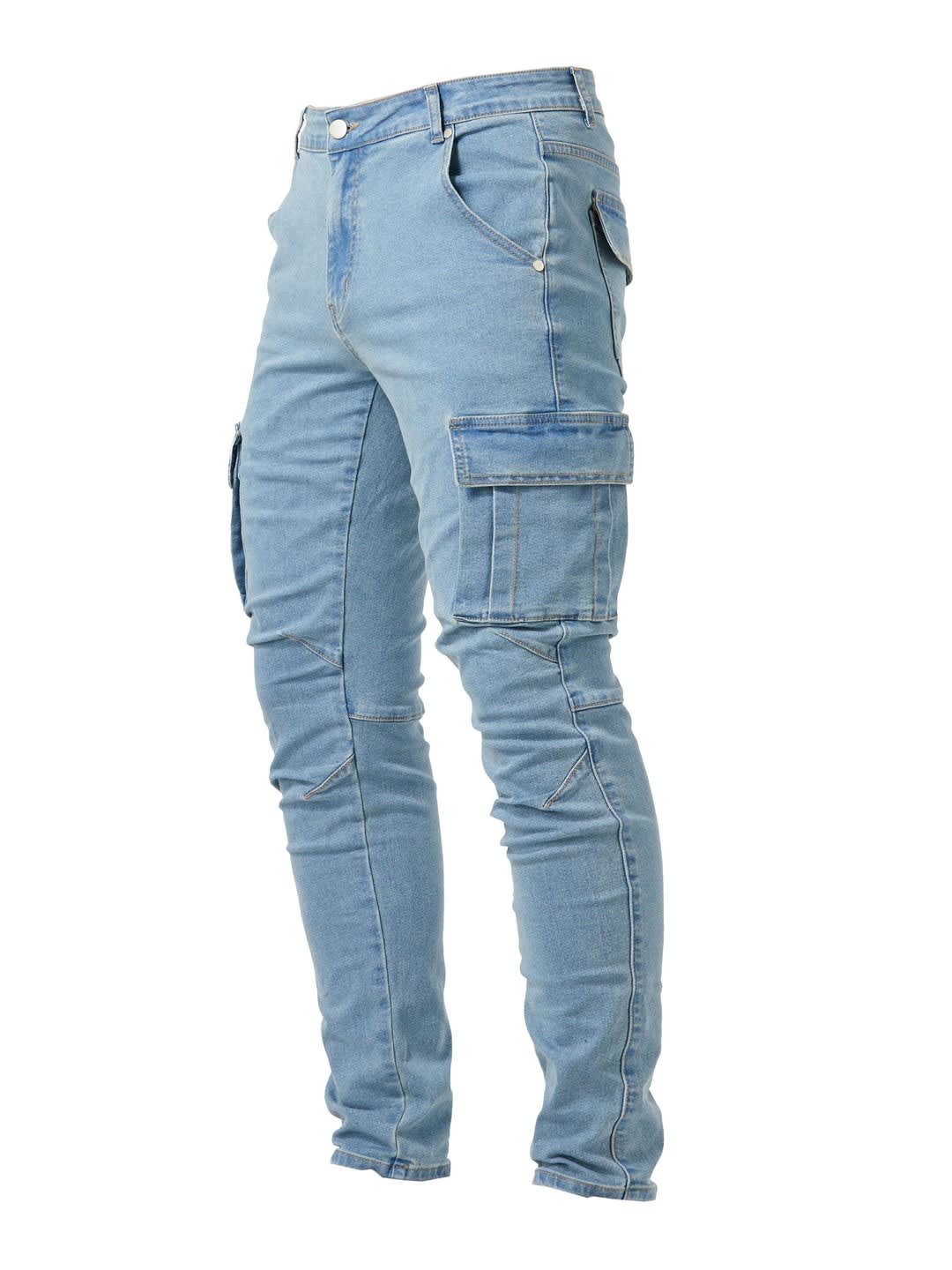 Rogelio Slim Fit Cargo Jeans_5