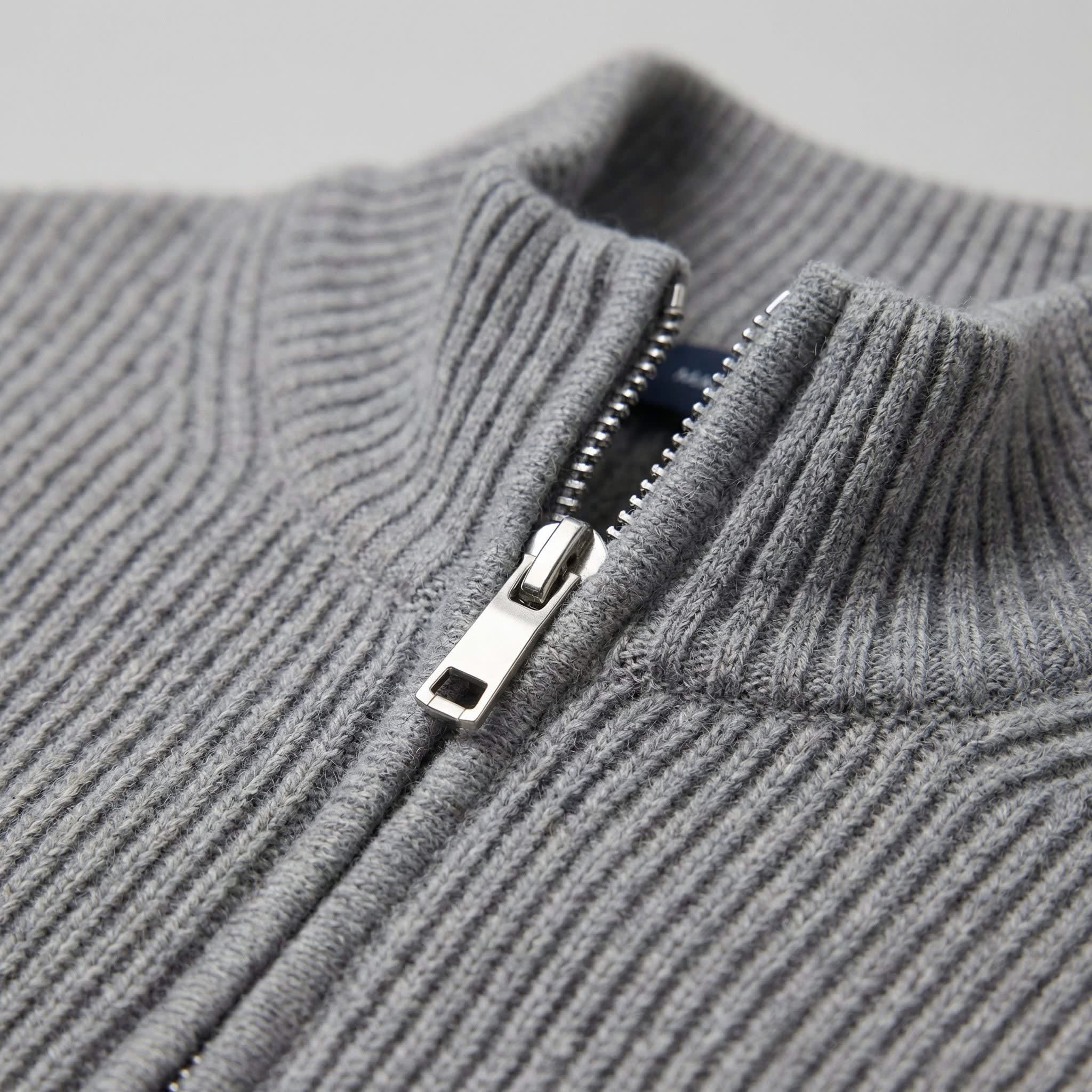 Parker Ribbed Zip Up Cardigan_14