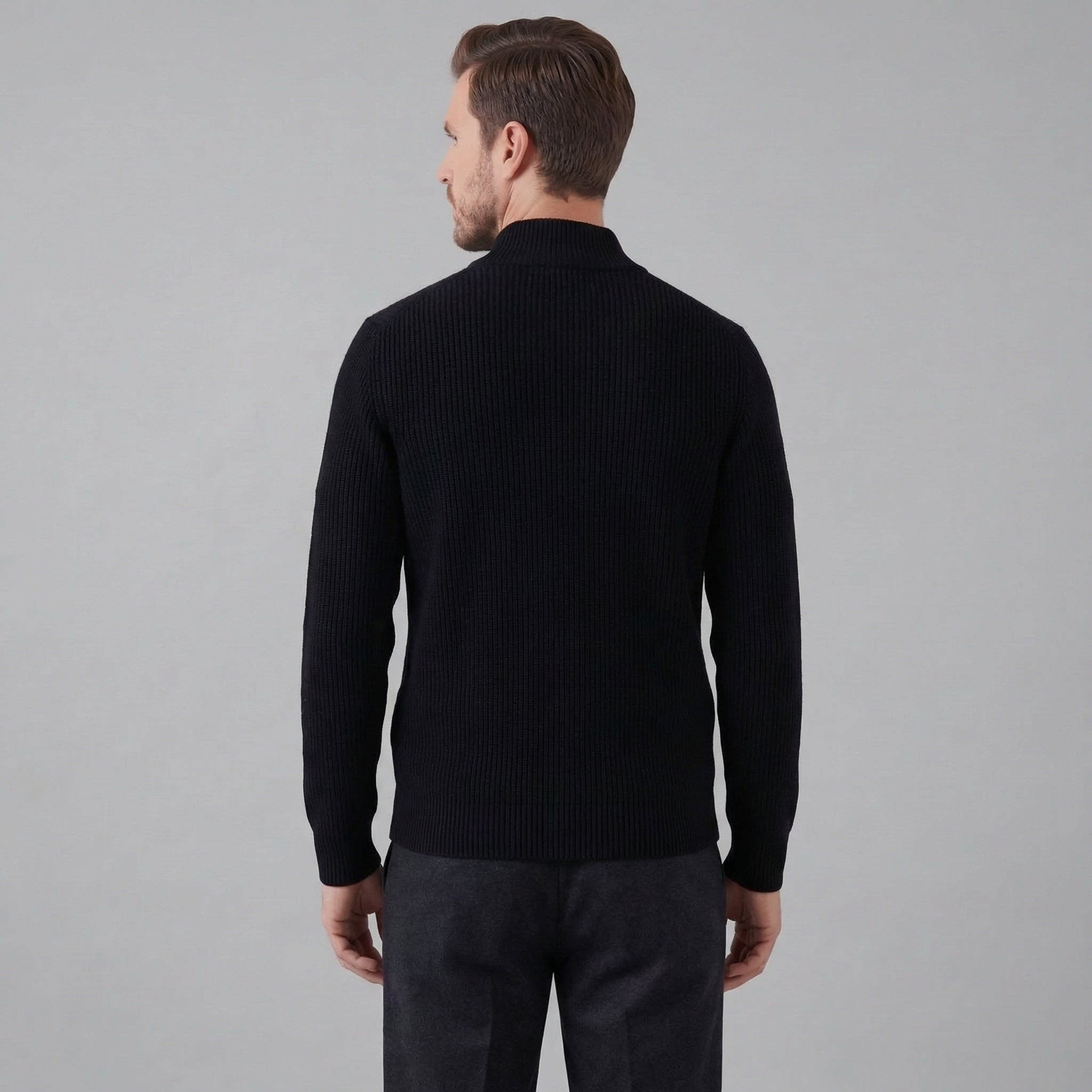 Parker Ribbed Zip Up Cardigan_8