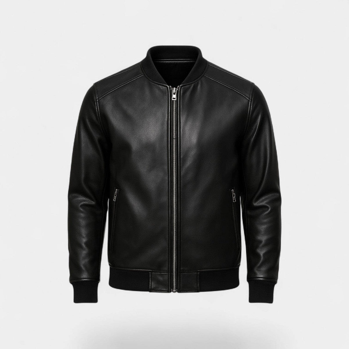 Omar Slim Fit Leather Jacket_4