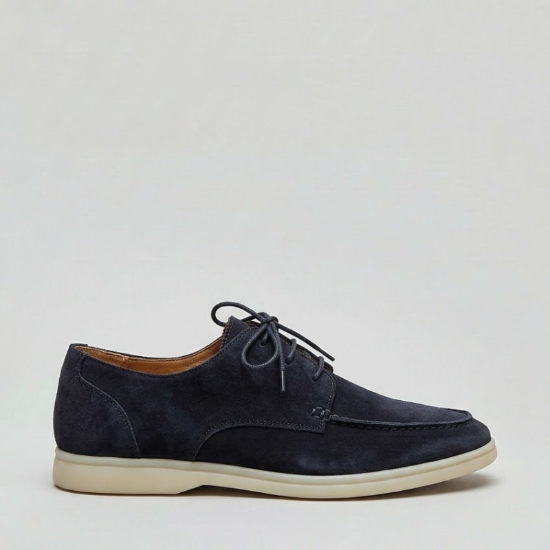 Alan Suede Look Lace Up Loafers_1