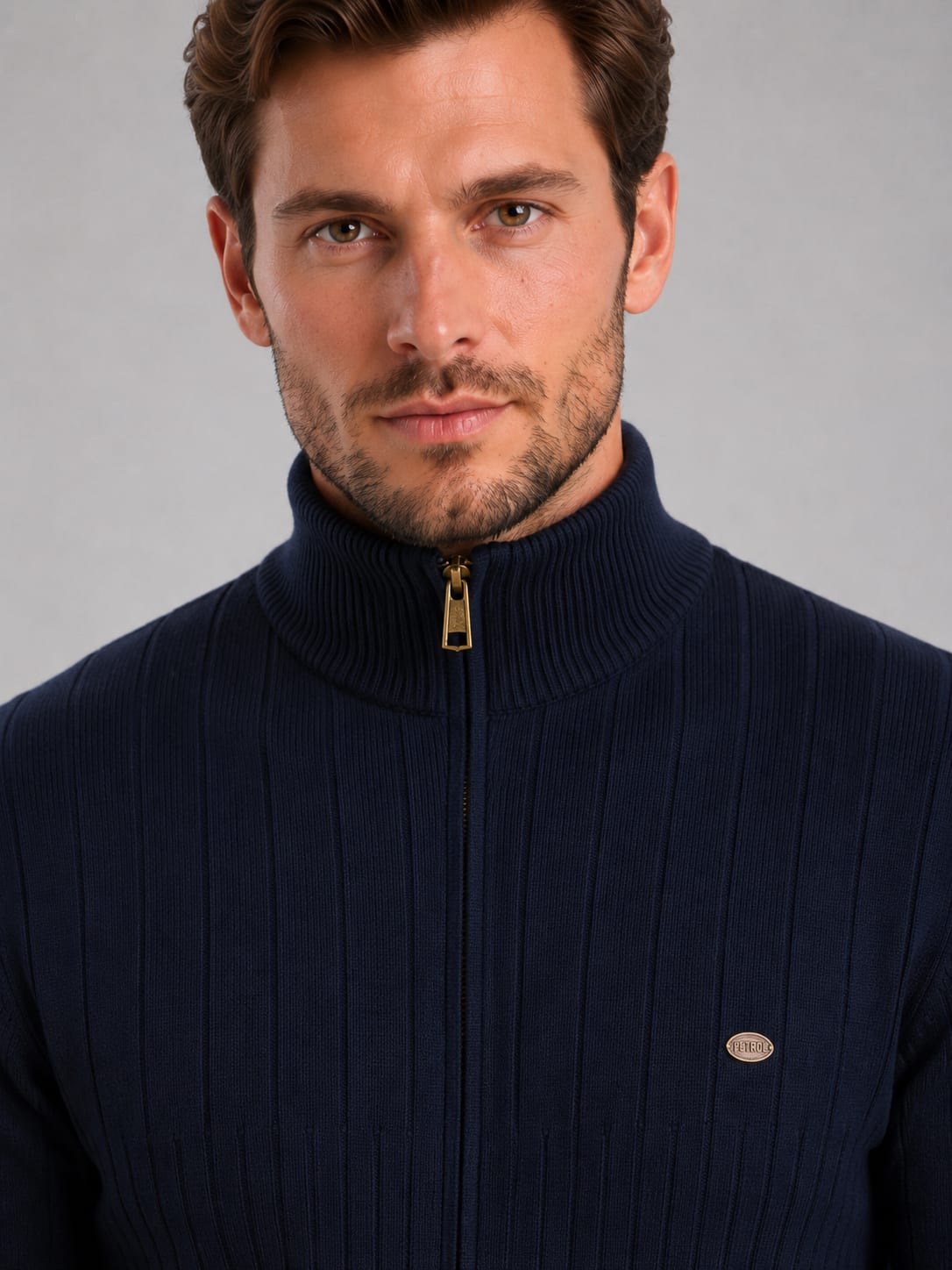 Sebastian Cotton Quarter Zip Sweater_5