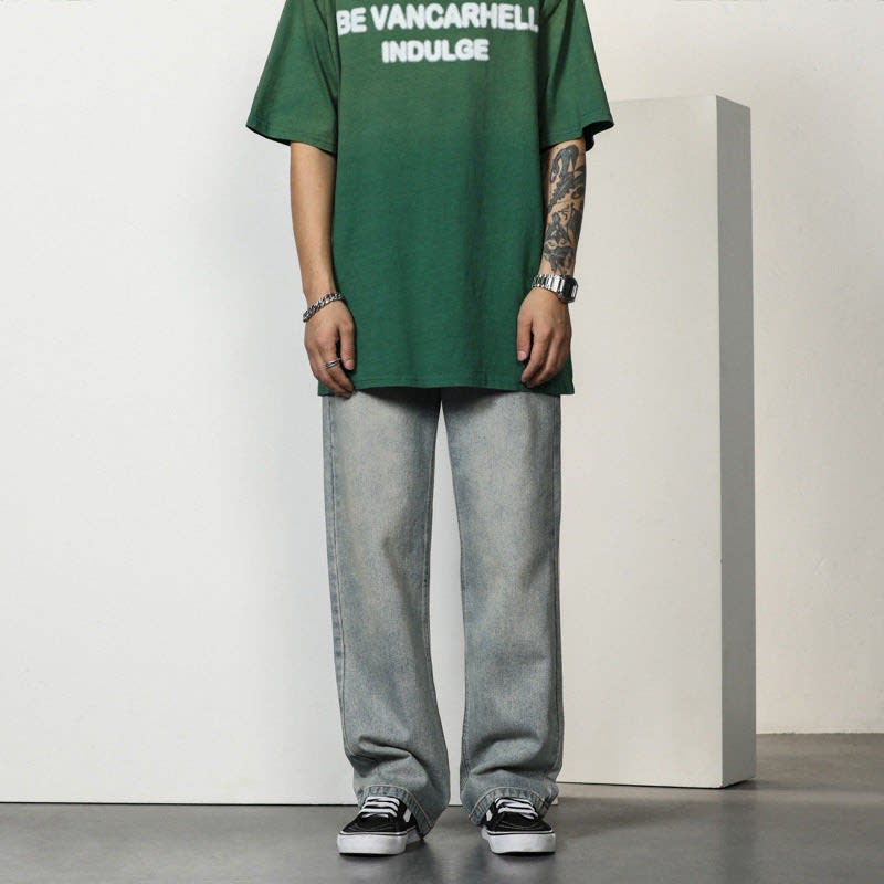 Leo Relaxed Fit Washed Bootcut Jeans_1