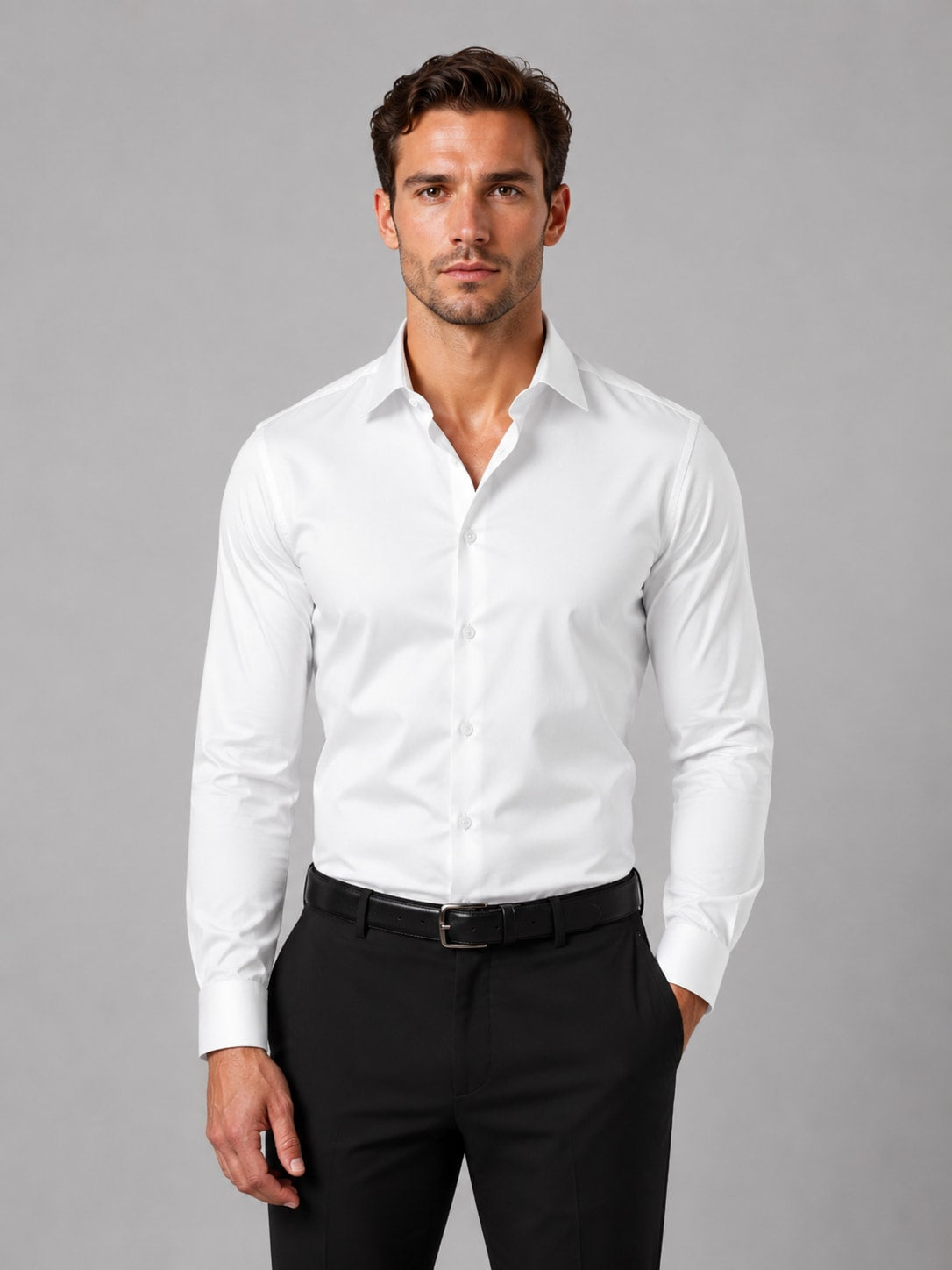 Elliot Slim Fit Long Sleeve Formal Shirt_6