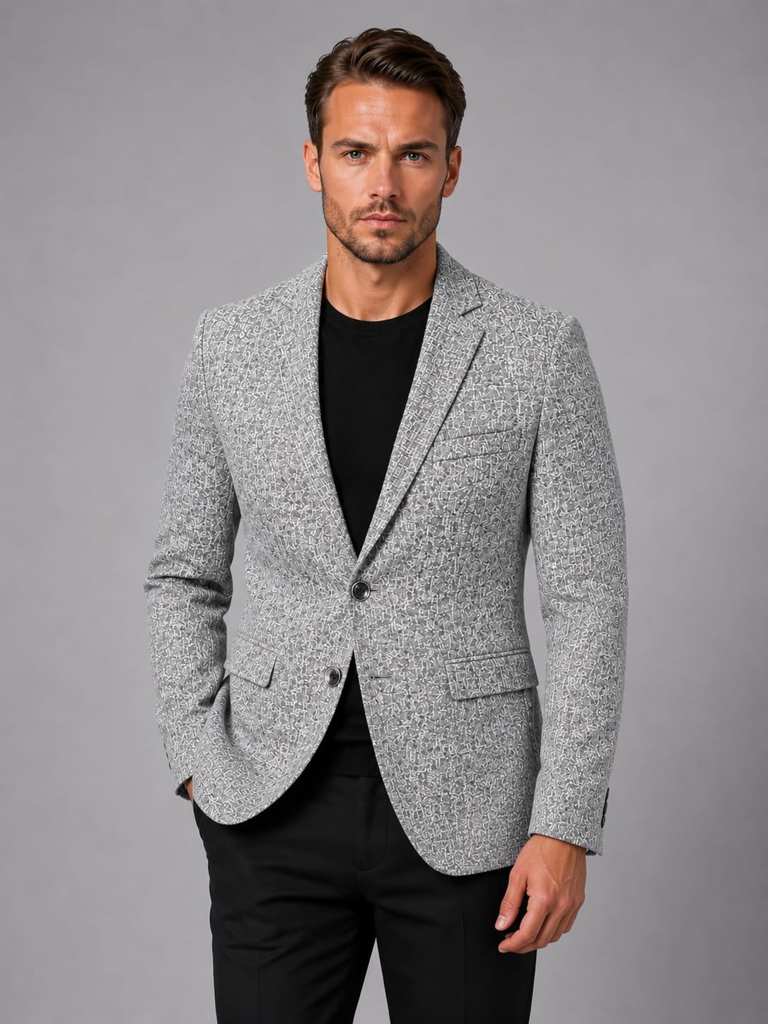 Bastian Slim Fit Tailored Blazer_5