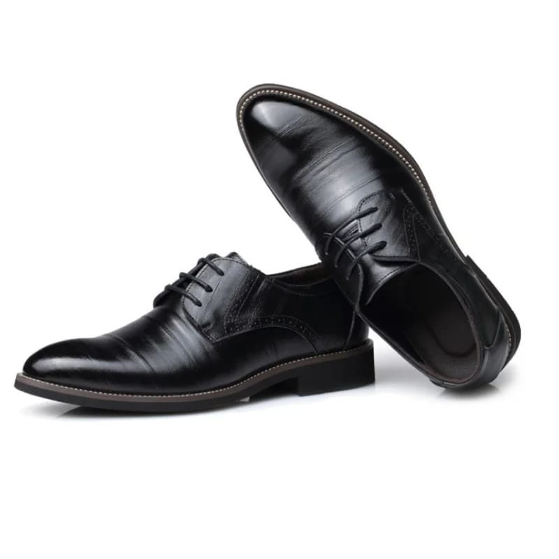 Emmanuel Vegan Leather Lace-Up Oxford Shoes_4