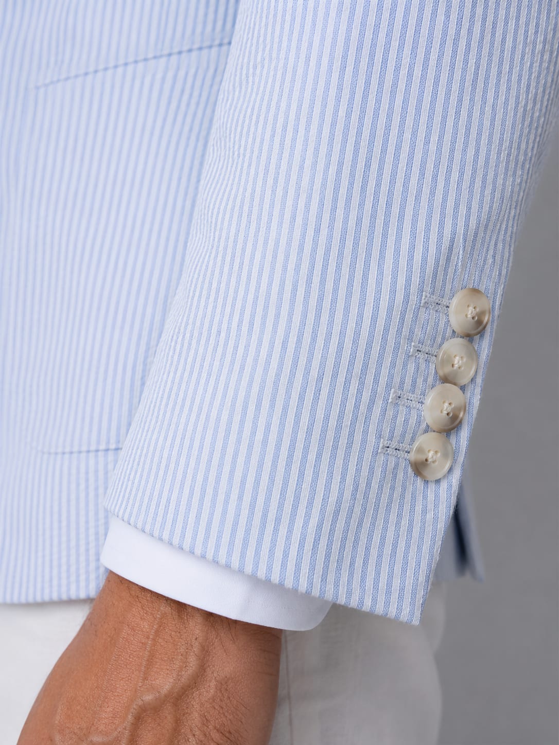 Dominic Striped Seersucker Blazer_4