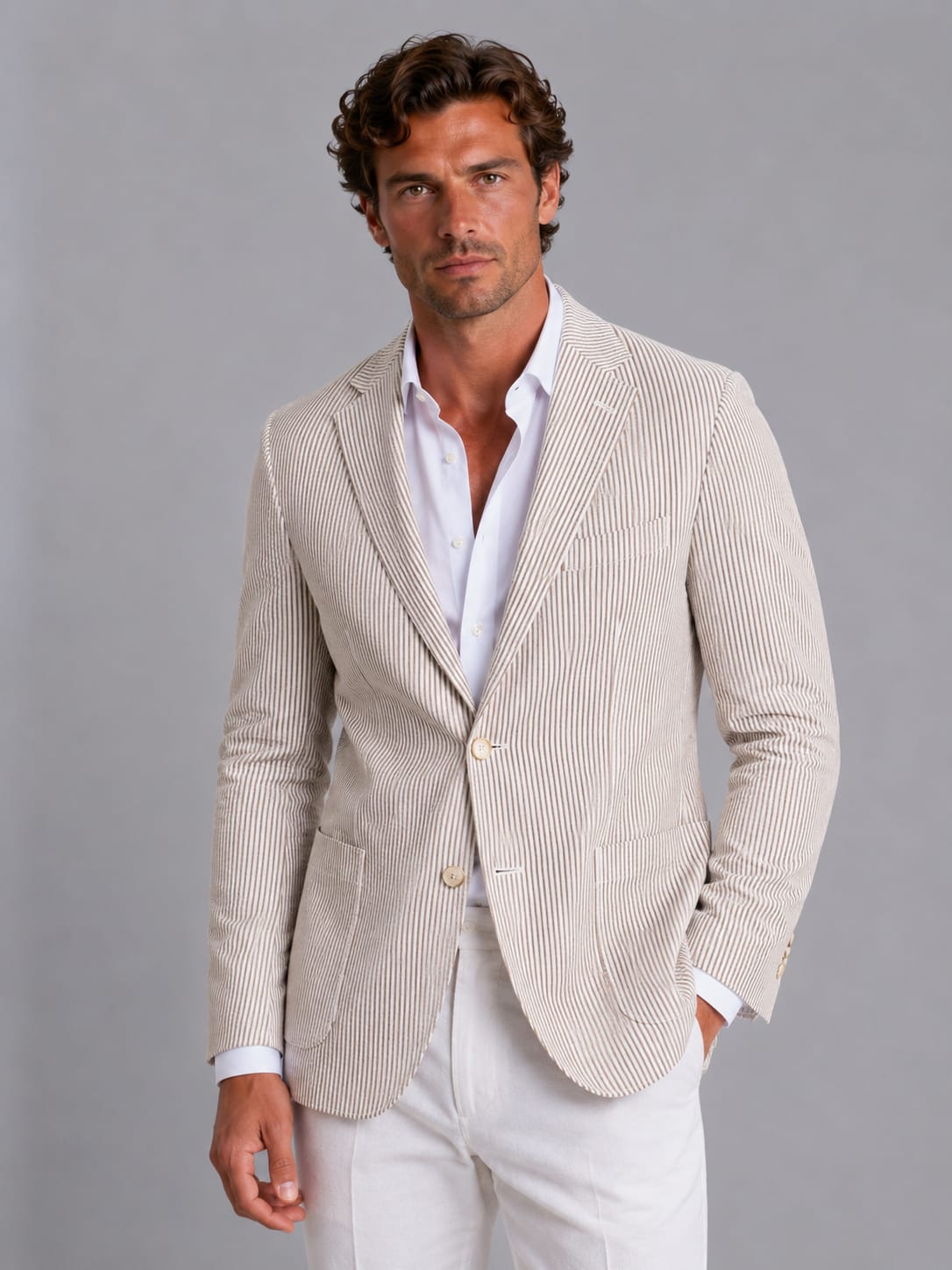 Dominic Striped Seersucker Blazer_5