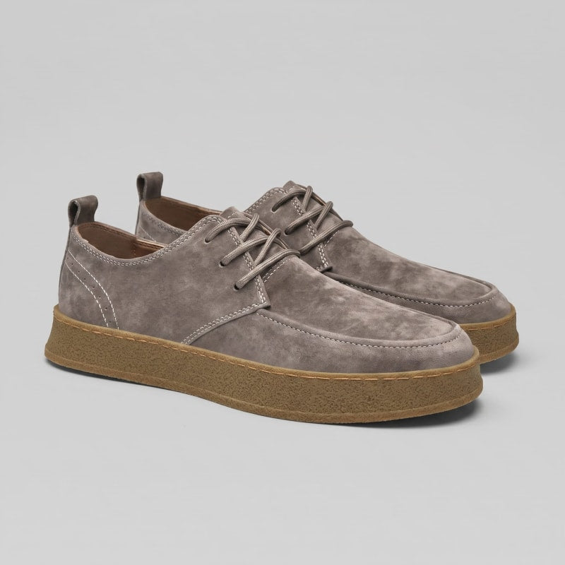 Enrique Faux Suede Lace-Up Casual Shoes_1