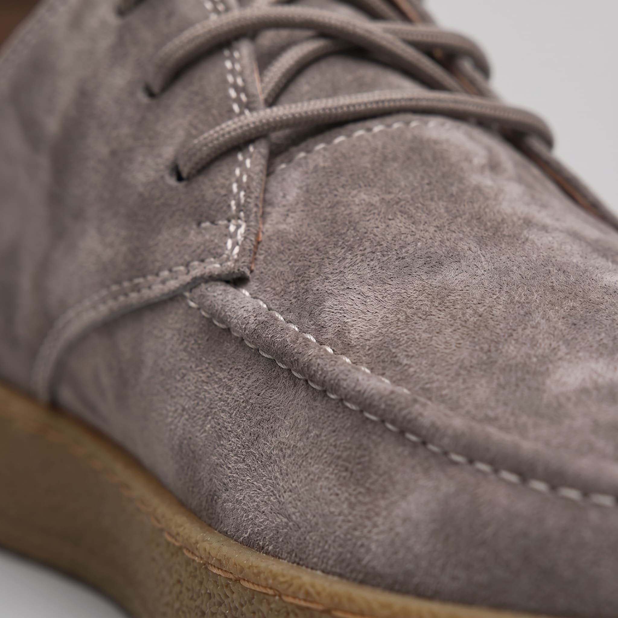 Enrique Faux Suede Lace-Up Casual Shoes_5
