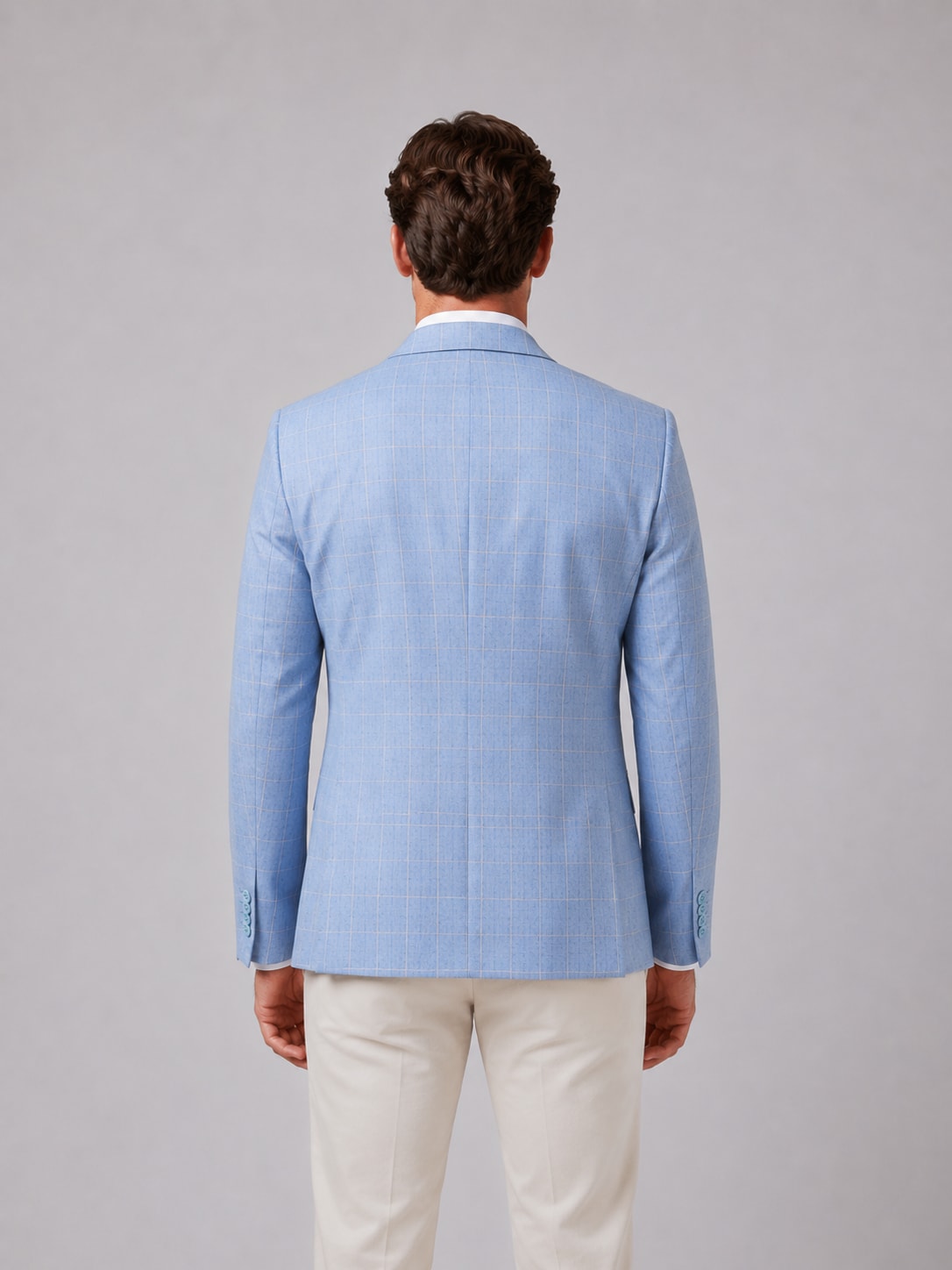 Anders Tailored Windowpane Check Blazer_2