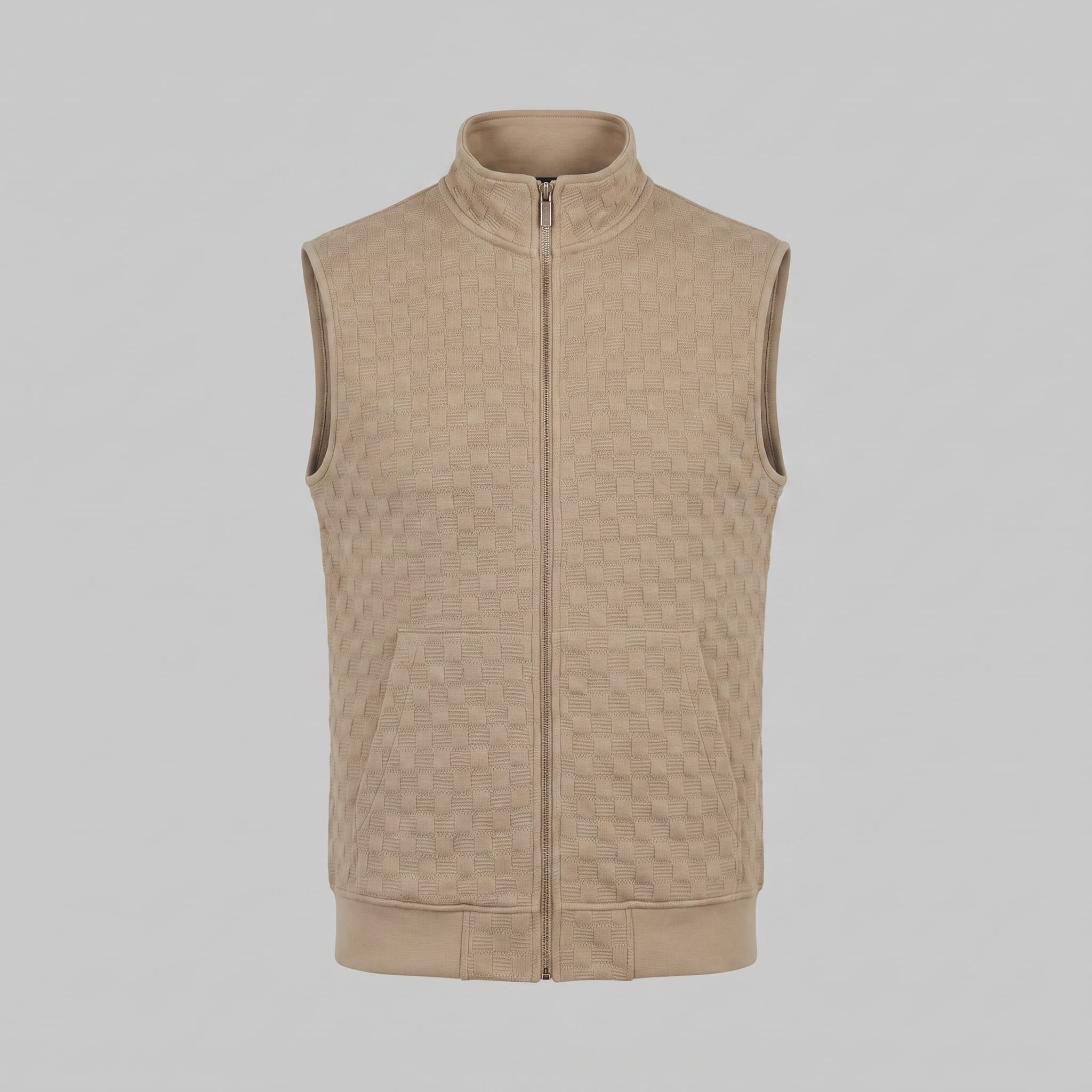 Callum Textured Knit Zip Vest_10
