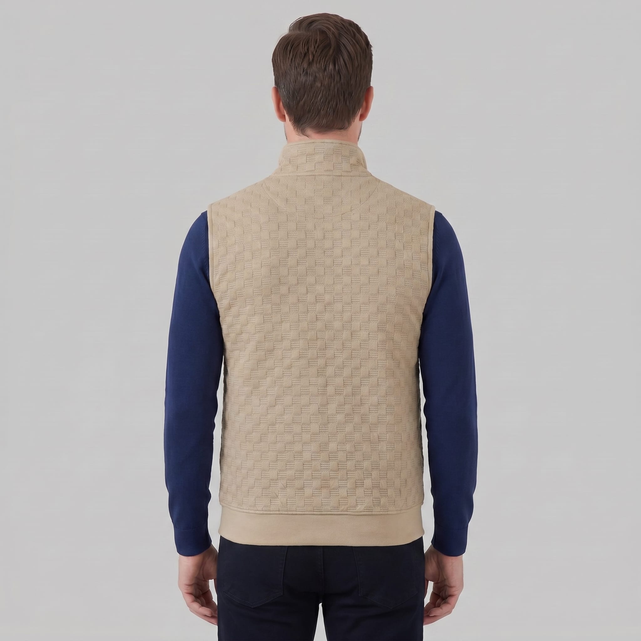 Callum Textured Knit Zip Vest_8