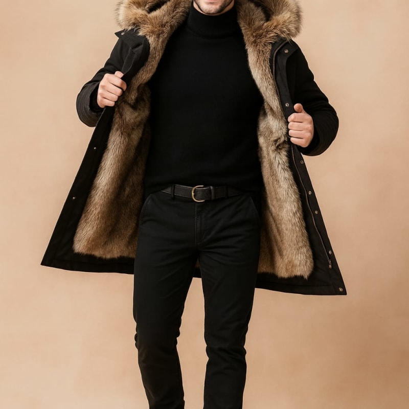 Denton Faux Fur Hooded Winter Parka_1