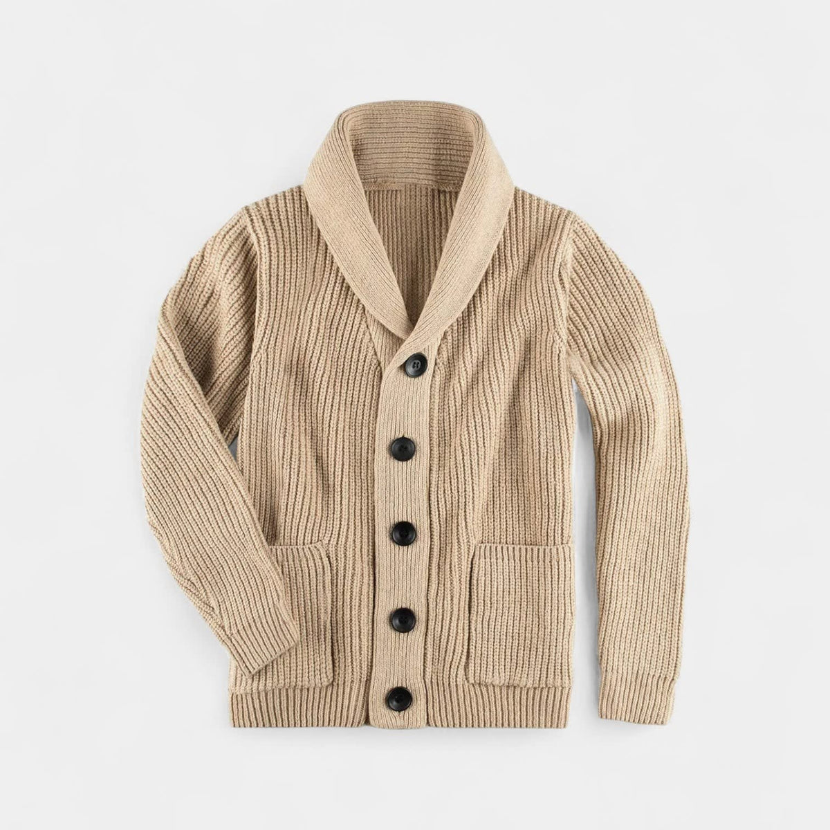 Nestor Wool Shawl Collar Cardigan_3